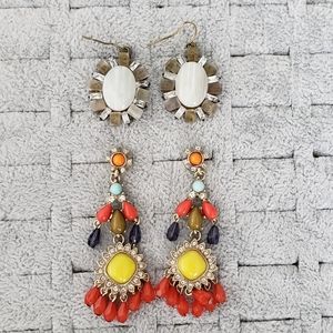 Anthropologie Beaded Earrings